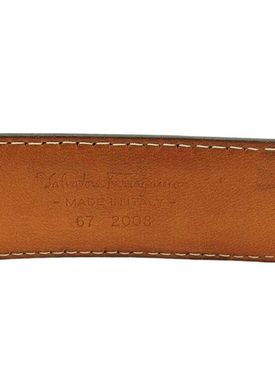 Salvatore Ferragamo belt Black gold Women Authentic secondhand main image 8